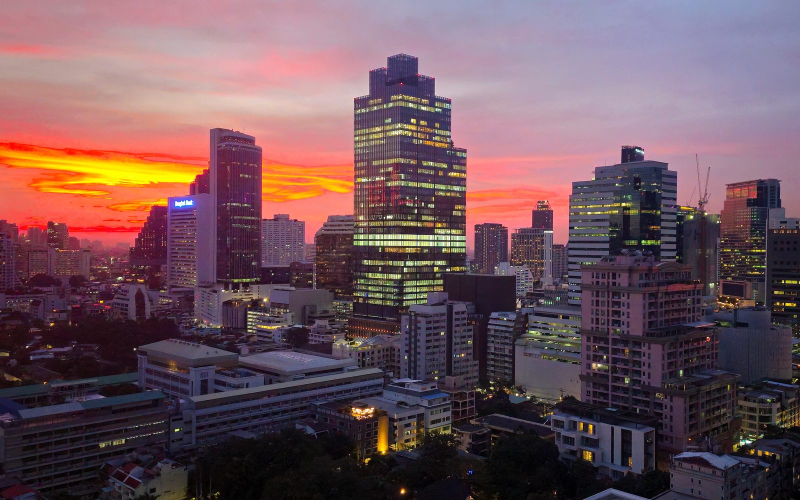 กรุงเทพฯ ยามพระอาทิตย์ตก